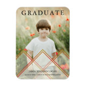 キュート透明効果K卒業前の写真 マグネット (縦)