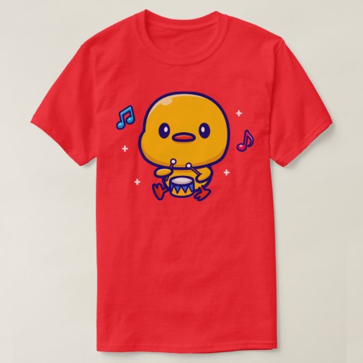 キュート遊アヒル Tシャツ (デザイン正面)
