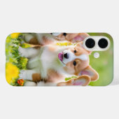 キュート遊コーギの芝生 Case-Mate iPhoneケース (裏面 (横))
