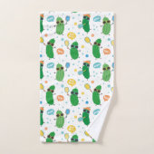 キュート遊ピクルズボール バスタオルセット (ハンドタオル)