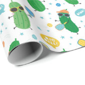 キュート遊ピクルズボール ラッピングペーパー (ロールコーナー)