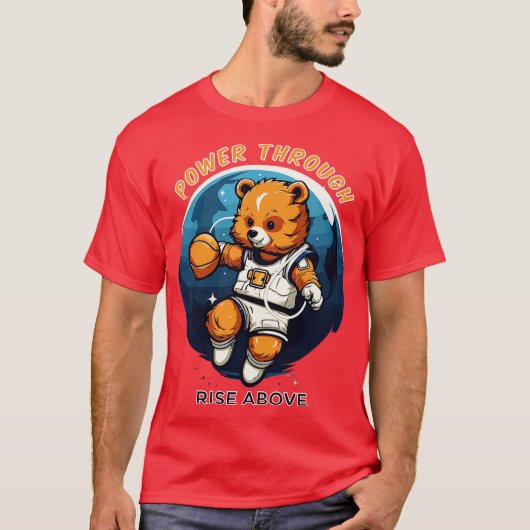 キュート遊ベアのバスケットボール Tシャツ (正面)