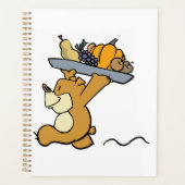 キュート運ベアのフェスティバル収穫プラッタ プランナー手帳 (正面)