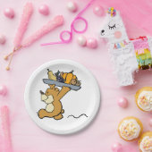 キュート運ベアのフェスティバル収穫プラッタ ペーパープレート (パーティー)