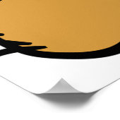 キュート運ベアのフェスティバル収穫プラッタ ポスター (角)