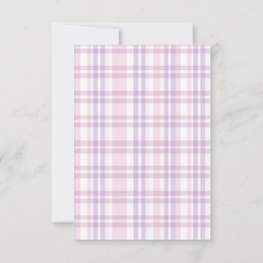 キュート間抜けグースガール誕生日水彩 サンキューカード (裏面)