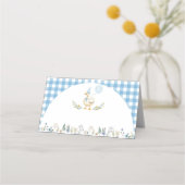 キュート間抜けグースフードテント座席表 プレイスカード (裏面)