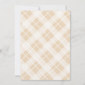 キュート間抜けグースベイビーシャワー招待状 招待状 (裏面)