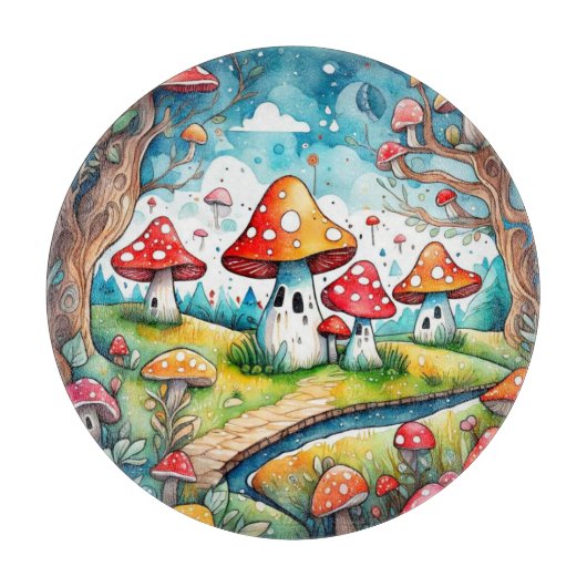 キュート離れマキーズコテージデザイン カッティングボード (正面)