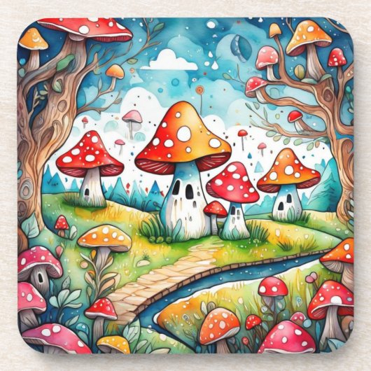 キュート離れマキーズコテージデザイン コースター (正面)