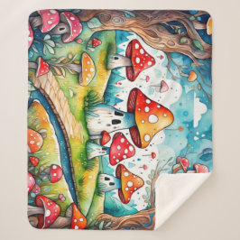 キュート離れマキーズコテージデザイン シェルパブランケット