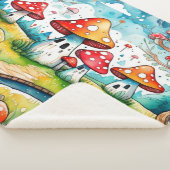 キュート離れマキーズコテージデザイン シェルパブランケット (3/4)