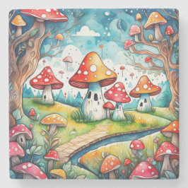 キュート離れマキーズコテージデザイン ストーンコースター