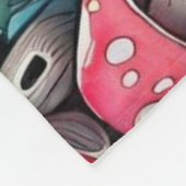 キュート離れマキーズコテージデザイン フリースブランケット (角)