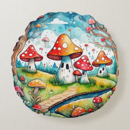 キュート離れマキーズコテージデザイン ラウンドクッション