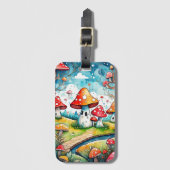 キュート離れマキーズコテージデザイン ラゲッジタグ (正面縦)