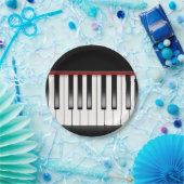 キュート音楽おもしろいパーティーピアノ紙プレート ペーパープレート (パーティー)