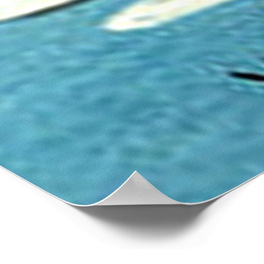 キュート風変わりシュガーおもしろいボールハートバレンタイン ポスター (角)