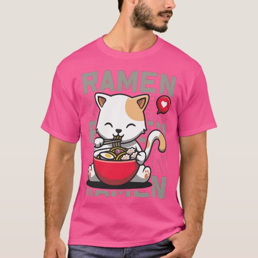 キュート食べケイトかわいいキティエチン Tシャツ (正面)