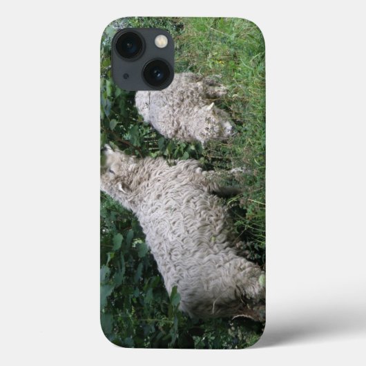 キュート食べ羊の葉iPad Mini ケース Case-Mate iPhoneケース (裏面)