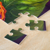 キュート鮮やか芸術的バタフライアート ジグソーパズル (側面)