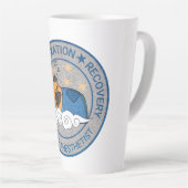 キュート麻酔/CRNAレストリラックスバリ カフェラテマグ (右アングル)