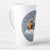 キュート麻酔/CRNAレストリラックスバリ カフェラテマグ (左アングル)