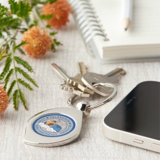 キュート麻酔/CRNAレストリラックスバリ キーホルダー (側面)