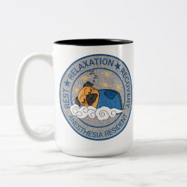 キュート麻酔/CRNAレストリラックスバリ ツートーンマグカップ