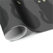 キュート黒猫キッテンスポオクタキュラおもしろいクラシック ラッピングペーパー (ロールコーナー)