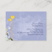 キュート2ハートウェディングプランナー 名刺 (裏面)