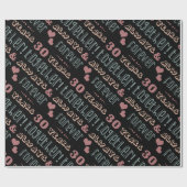 キュート30周年結婚を迎える ラッピングペーパー (フラット)