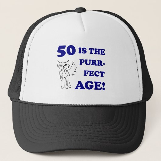 キュート50誕生日プレゼント キャップ (正面)