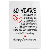 キュート60周年パーティー ミディアムペーパーバッグ (裏面)