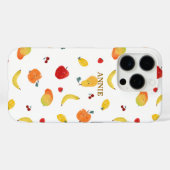 キュート&おもしろいカラフルフ数々のルーツパターンデザイン Case-Mate iPhoneケース (裏面 (横))