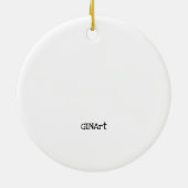 キュート&お洒落レトロハッピーキャンパー セラミックオーナメント (裏面)