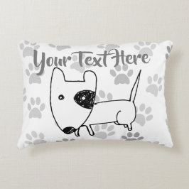 キュート・イングリッシュ・ブル・テリア アクセントクッション