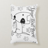 キュート・イングリッシュ・ブル・テリア アクセントクッション (正面(垂直))