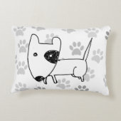 キュート・イングリッシュ・ブル・テリア アクセントクッション (裏面)