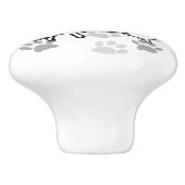 キュート・イングリッシュ・ブル・テリア セラミックノブ (側面)