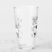 キュート・イングリッシュ・ブル・テリア タンブラーグラス (右)