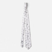 キュート・イングリッシュ・ブル・テリア ネクタイ (裏面)