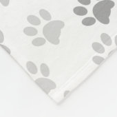 キュート・イングリッシュ・ブル・テリア フリースブランケット (角)