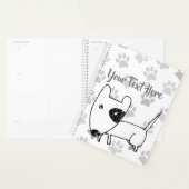 キュート・イングリッシュ・ブル・テリア プランナー手帳 (ディスプレー)