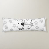 キュート・イングリッシュ・ブル・テリア ボディピロー (裏面)