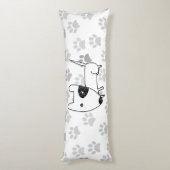 キュート・イングリッシュ・ブル・テリア ボディピロー (裏面 (縦))