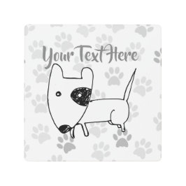 キュート・イングリッシュ・ブル・テリア メタルプリント