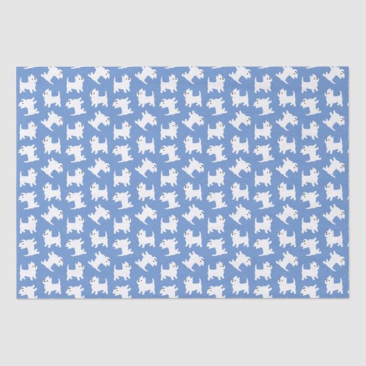 キュート・ウェスト・ハイランド・テリア・ウェスティーズ 薄葉紙 (正面)