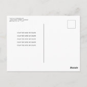 キュート・ウォーター絵を描カラーアー絵を描トのパーティー誕生日 ポストカード (裏面)