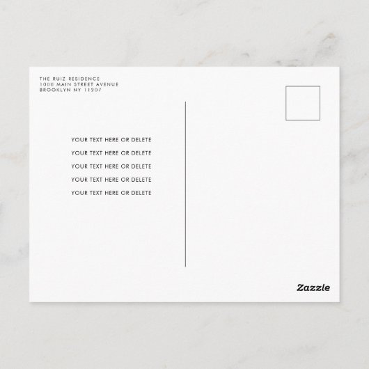 キュート・ウォーター絵を描カラーアー絵を描トのパーティー誕生日 ポストカード (裏面)